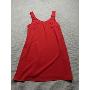 Be by CHETTA‎ Mini Tank Dress Womens 12 Red Sleeveless A-Line Stretch Casual